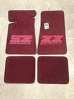 Carpeted Floor Mats - Large Red Monte Carlo SS on Maroon Mats