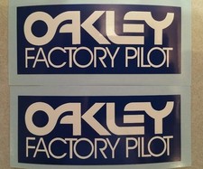 2 Vintage Bmx Oakley Factory Pilot Decal Sticker Old School Rm Fox Fmf Vmx Se 2 Vintage Bmx Oakley Factory Pilot Decal Sticker Old School Rm Fox Fmf Vmx Se