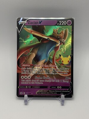 Pokémon TCG Zacian V Celebrations 016/025 Holo Ultra Rare | eBay