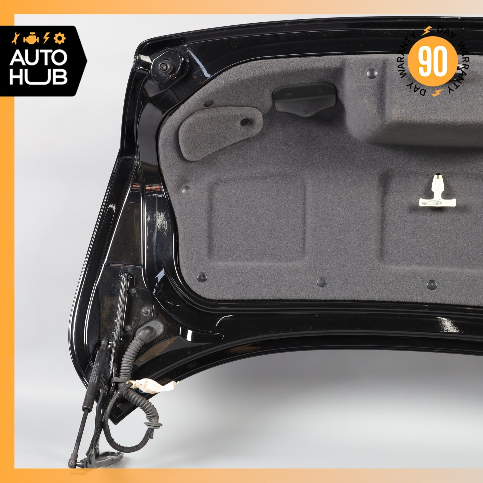 08-19 Maserati GranTurismo M145 Coupe Trunk Lid Panel Assembly Black OEM