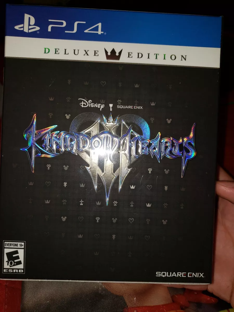 Kingdom Hearts 3 deluxe edition PS4 comes with gamestop exclusive