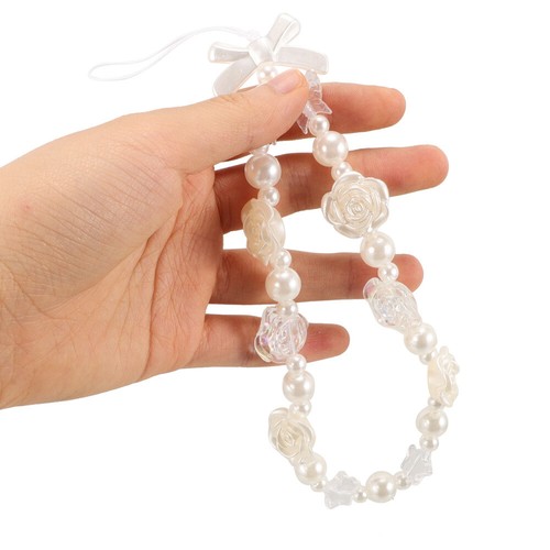 Pearl Mobile Phone Chain Cellphone Lanyard Imitation Charm Strap - Zdjęcie 8 z 12