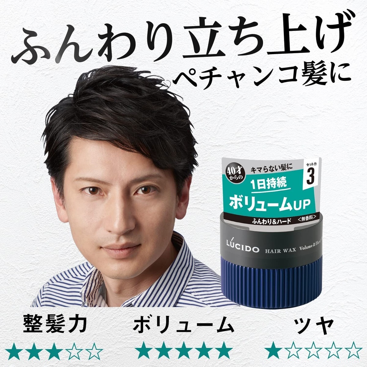 LUCIDO Hair Wax Volume & Hard Level3 80g mandam Made in Japan | eBay