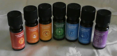 Holy Scents, Chakra-Öl Set, 7 Sorten á 10 ml, ayurvedisches Öl