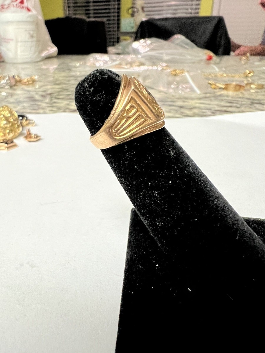 1930 High School class ring Solid 10k Gold | eBay