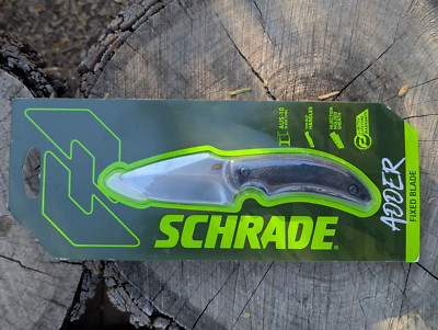 SCHRADE ADDER #1182521 FIXED AUS-10 STAINLESS STEEL BLADE, FULL TANG, NEW IN BOX