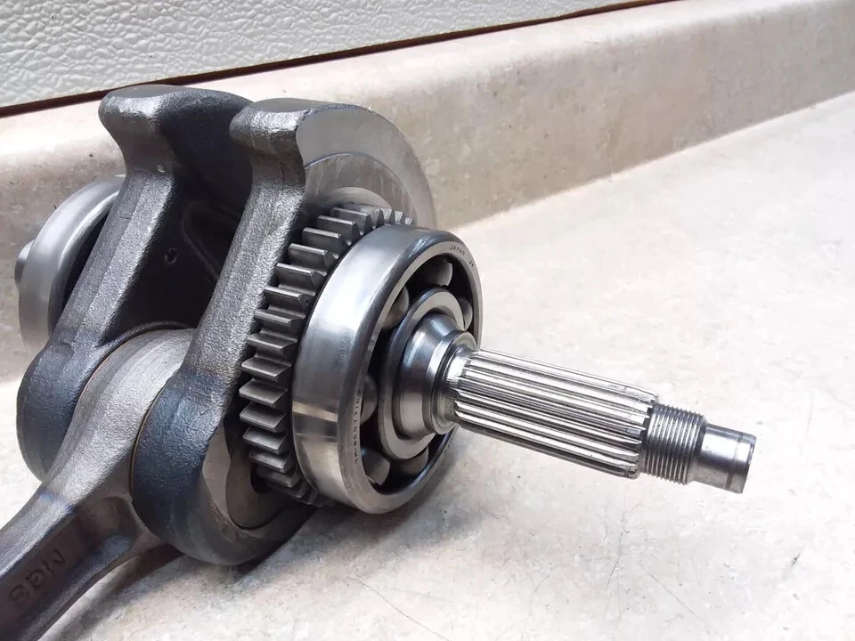 复古 1984 年本田 XR500 XR500R 发动机曲轴曲柄和杆总成 PJ-22 — 第 4/4 张图片