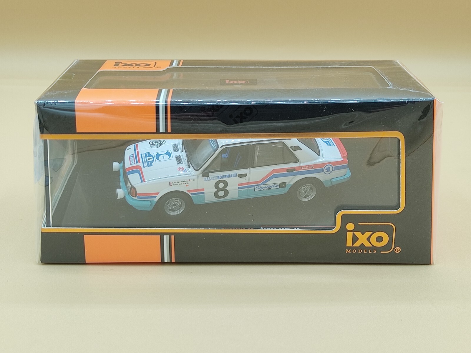 Miniature Skoda 130L rallye de collection en métal IXO 1/43