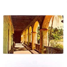 Postcard California Santa Barbara CA Mission Arches 1960s Unposted Chrome