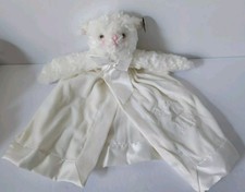 Nwt Bearington Baby Plush Bear Security Blanket Snuggler Satin Trim "Blessed"
