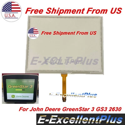 Touch Screen Glass Digitizer Panel For John Deere GreenStar 3 GS3 2630 Monitor