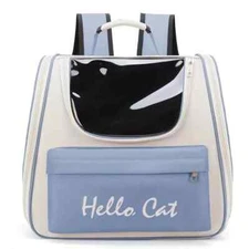 Spacious Cat Backpack Carrier, Portable Cat Carrier, Large Space for Pet