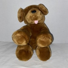Animal Alley Golden Retriever Puppy Dog Plush 9  Brown Stuffed Toys R Us 2000