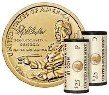 2022 P D BU Sacagawea Dollar “Ely Samuel Parker" 2 Coins US Mint!