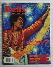 Vintage Magazine Relix Vol. 17 No. 5 Jimi Hendrix Grateful Dead Jeff Beck    164