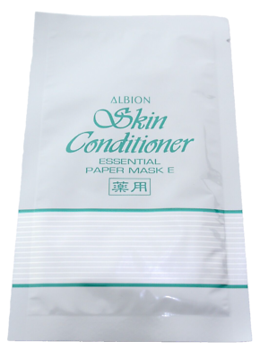 ALBION SKIN CONDITIONER ESSENTIAL PAPER MASK - (14ml x 8-sheets