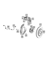 MOPAR PARTS 68412368AB Disc Brake Caliper