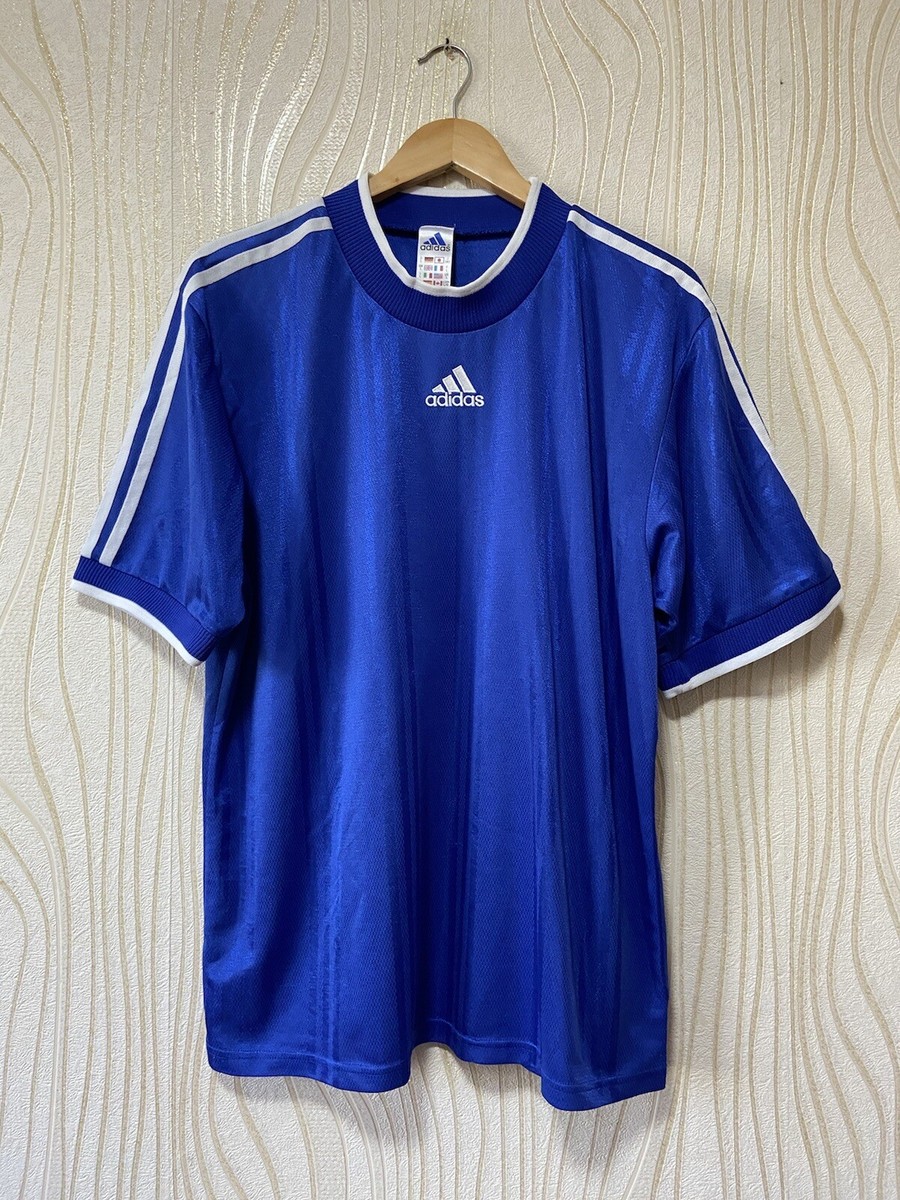 ADIDAS 2000s FOOTBALL SHIRT SOCCER JERSEY BLUE MEN sz L | eBay ADIDAS 2000s FOOTBALL SHIRT SOCCER JERSEY BLUE MEN sz L | eBay