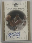 2000-01 SP Authentic Sign of the Times #MF Michael Finley Auto