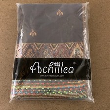 Achillea Soft Silky Reversible Paisley Pashmina Fringed Shawl Wrap Scarf NWT