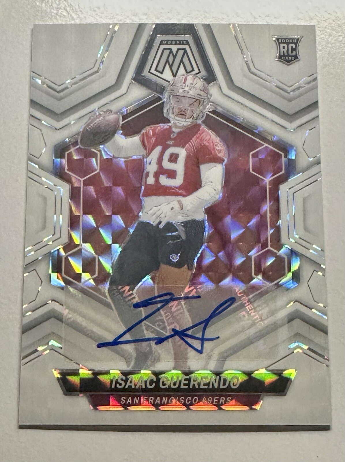 2024 Panini Mosaic Rookie Autographs Mosaic #388 Isaac Guerendo RC