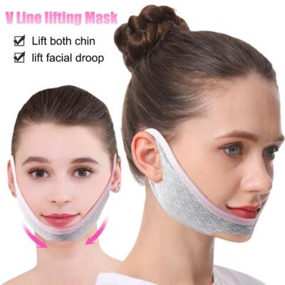 Face Sculpting Schlafmaske Gesichtsmaske Lift straffen Falten entfernen doppelt J6N9