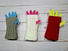 Childrens Crochet Fingerless Gloves