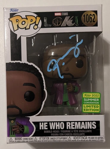 Jonathan Majors Signed Autographed He Who Remains Loki Funko Pop #1062 ACOA