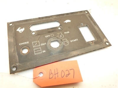 Bush Hog Turf Champ TC-180 TC- 220 TC-200 ZTR Mower Dash Panel