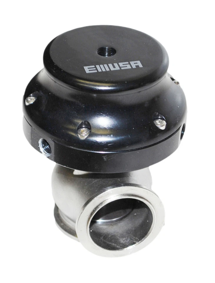 EMUSA 38mm wastegate V Band BLACK DSM EVO VR6 For S13S14 350z Honda Accord - Image 4 of 4
