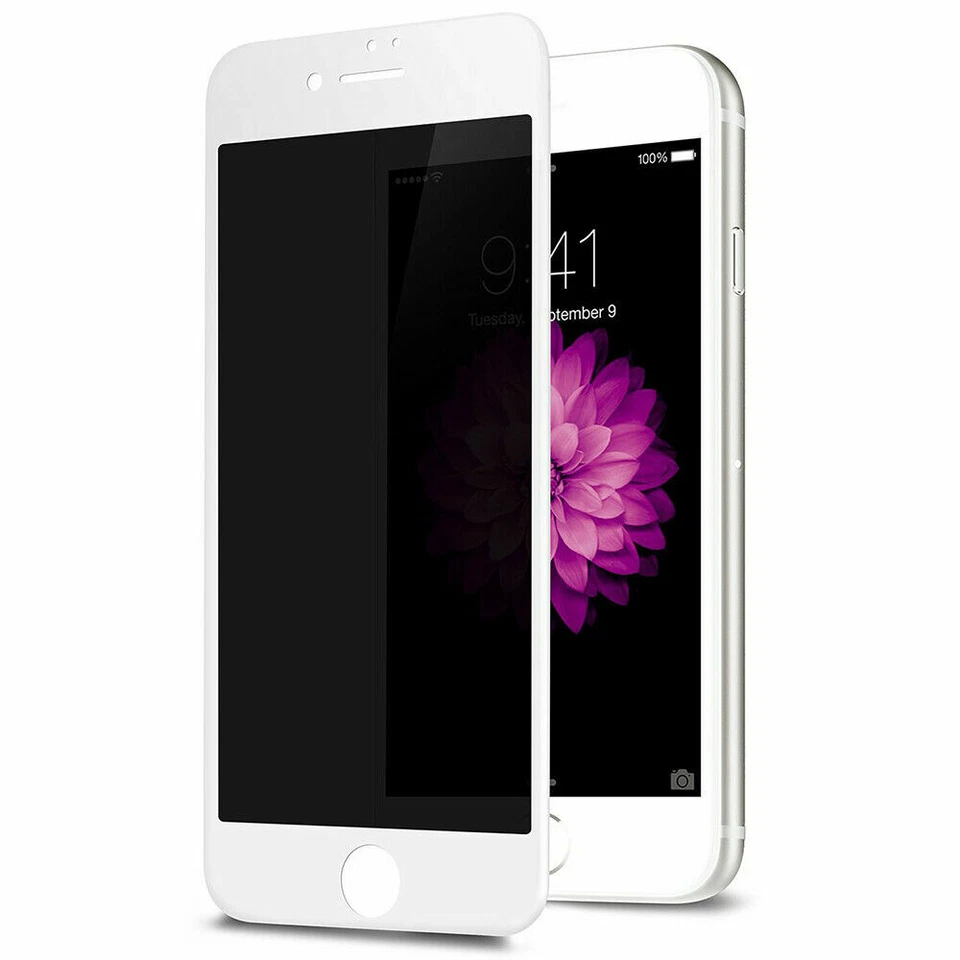 For iPhone 8 7 6s 6 Plus SE 2022 3D Tempered Glass Privacy Screen Protector X2 - Image 4 of 4