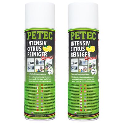 Petec 2x Citrus Cleaner Cleaner Citrus 500ml