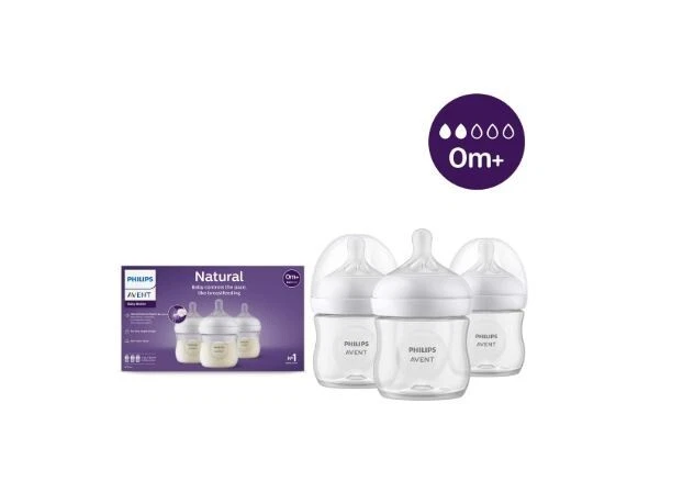 4 OZ BABY Bottles Philips Avent Natural baby Om+ Baby BEST DEAL-FAST SHIPPING
