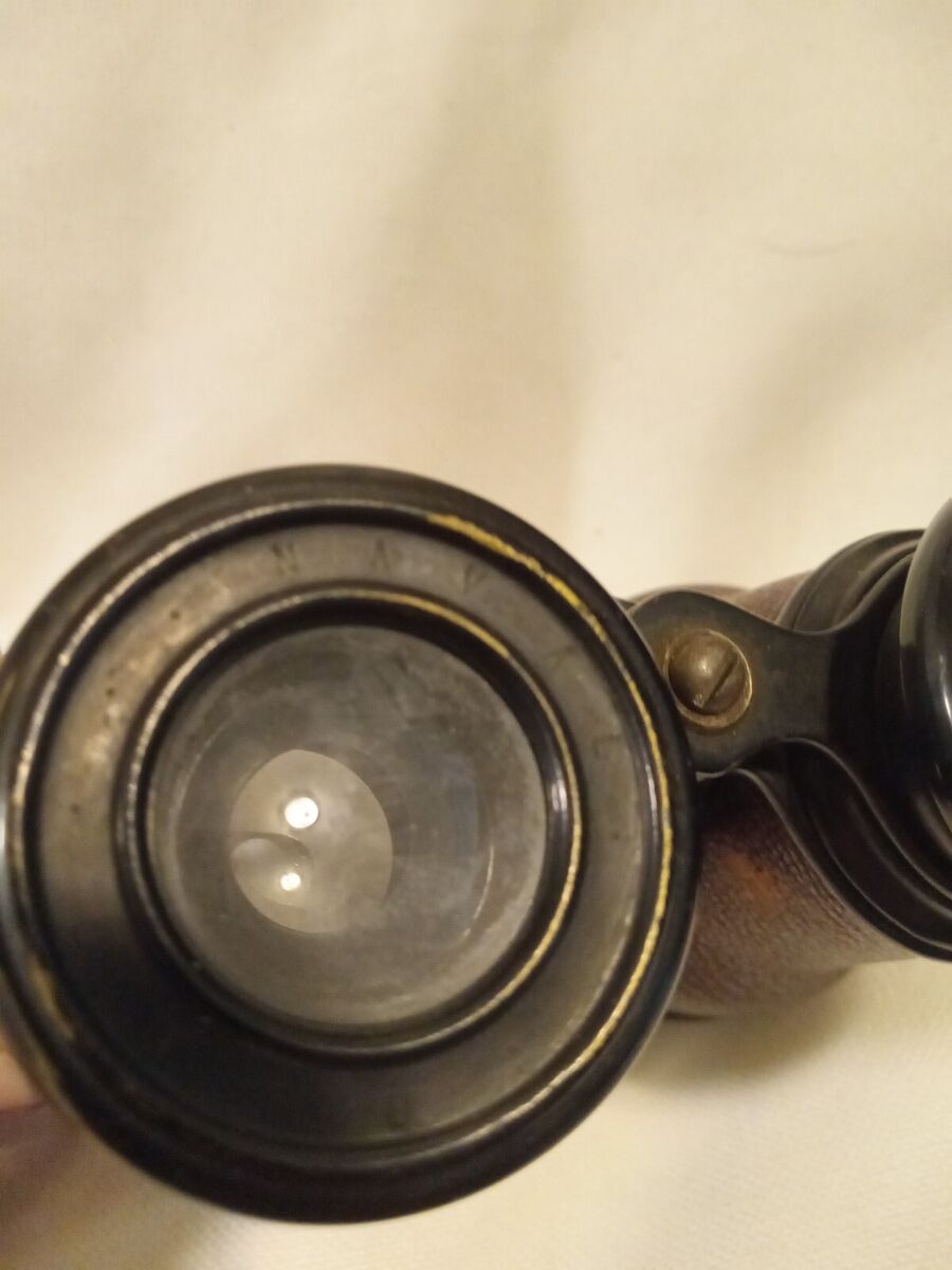 VINTAGE WW1 JAPAN NAVAL OFFICER BINOCULAR and #39 Airguide w VINTAGE WW1 JAPAN NAVAL OFFICER BINOCULAR and #39 Airguide w