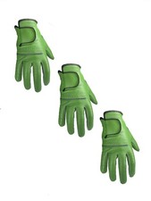 New 3 Mens All Cabretta Parrot Green Leather Golf Gloves Right Hand