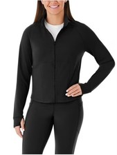 Member's Mark Women's Brushed Lining Thumbholes Full Zip Extra Warm Jacket