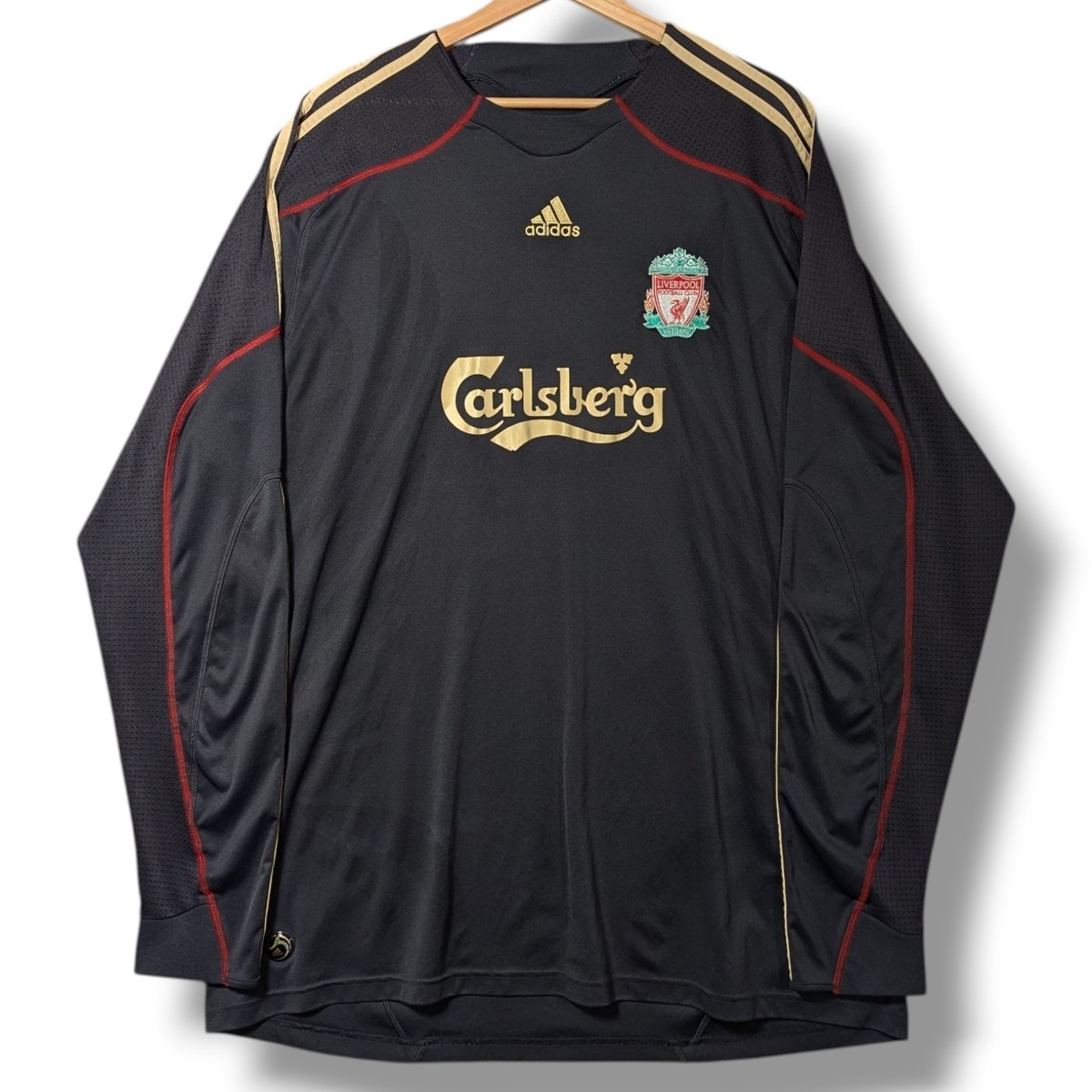 Adidas Liverpool Shirt Mens 3XL 2009-2010 Away Long Sleeve