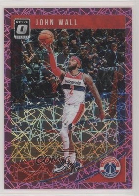 2018-19 Panini Donruss Optic Pink Velocity Prizm 30/79 John Wall #103 02v3