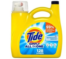 Tide Simply All-In-One Liquid Laundry Detergent 128 Loads, 168 fl oz 0.11 per gallon