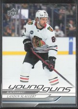 2024-25 UD Series 1 Landon Slaggert 203 Young Guns RC