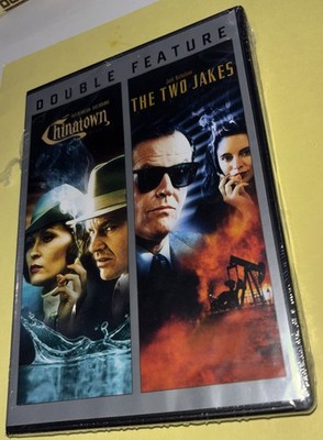 Jack Nicholson Chinatown /The Two Jakes (DVD, 2-Disc Set) New Sealed Plastic Rip
