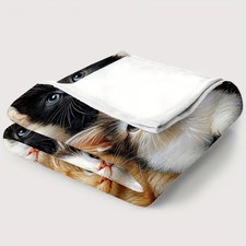 Pet Blanket Small Vintage Cat Theme Soft Lightweight NEW