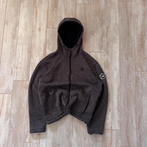 New Balance, Vintage New Balance gorpcore fleece lined heavyweight zip up hoodie sweatshirt