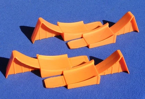 Pair of Mattel Hot Wheels Red Line Loop Bases EX 1968