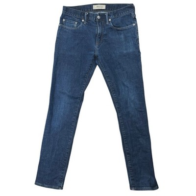 Gap 1969 Men's Blue Mid Rise Stretch Casual Ankle Skinny Denim Jeans Size  30x30