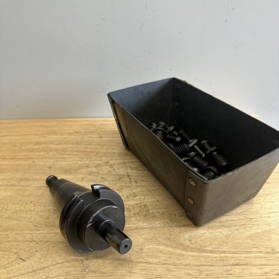 Valenite CAT40 JT33 Drill Chuck Arbor Milling Machine Tool Holder W/ Free Studs