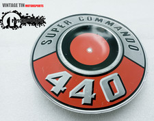 Used Oem Mopar Red 440 Super Commando Air Cleaner Pie Tin Id Plate