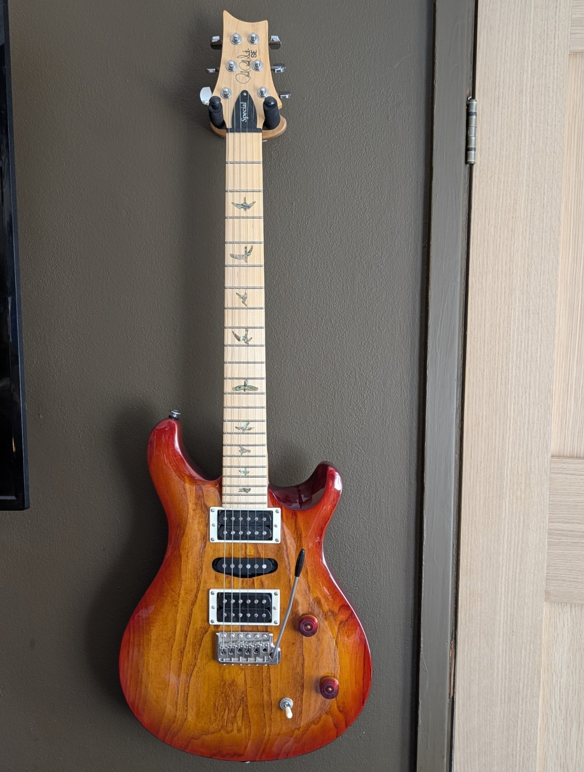 PRS SE Custom 24 Electric Guitar Solid Body Maple Fretboard 24F Brown Bag