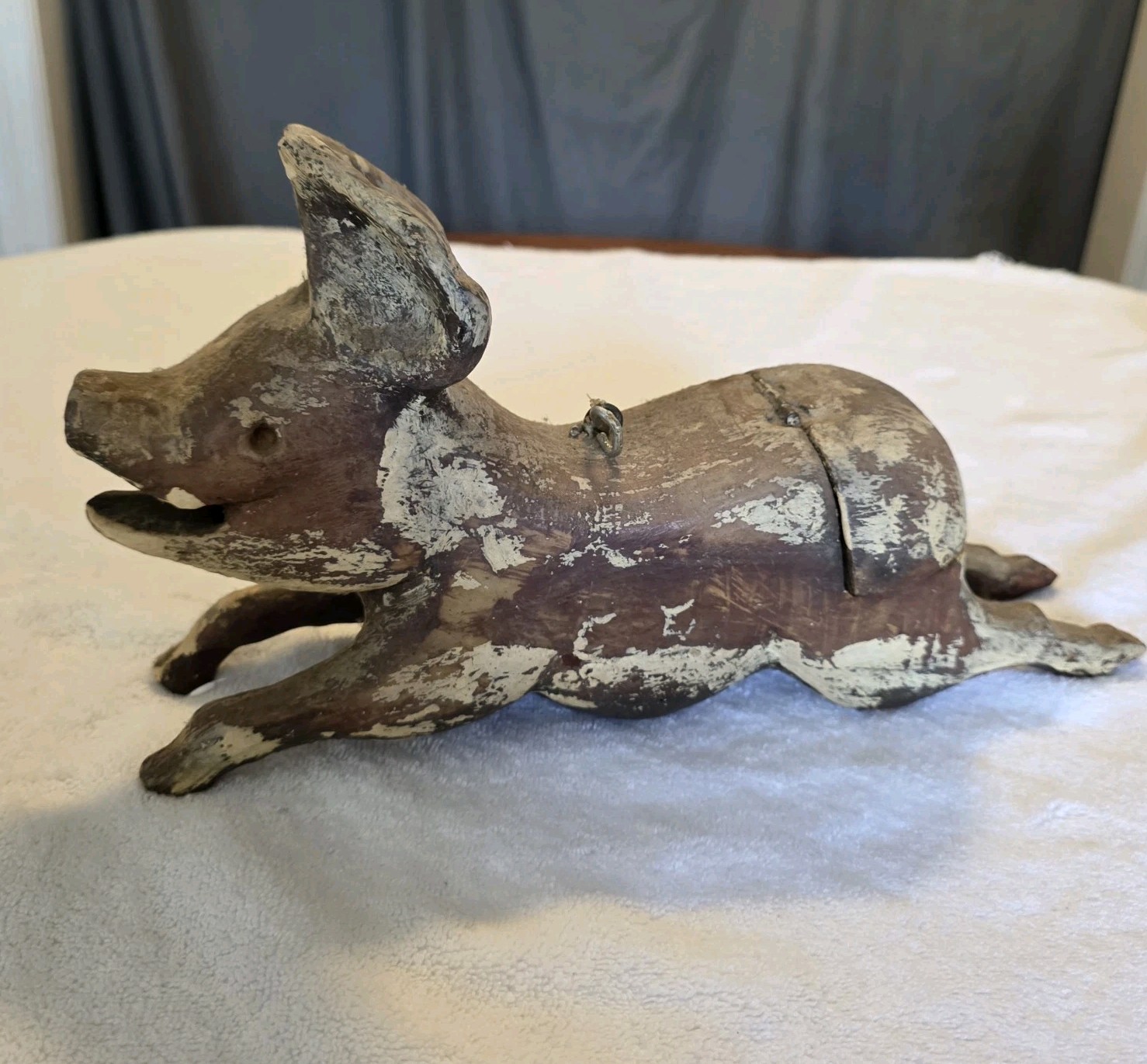 Vintage Christopher Blake "When Pigs Fly" Birdhouse, Dept 56, Folk Art