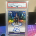 ACE BAILEY 2025-26 TOPPS CHROME AUTO ISSUE ROOKIE BLUE REFRACTOR RC /150 Giants